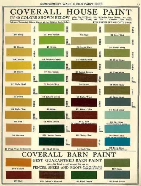 Exterior Color Schemes Brown, Art Deco Colors Palette, Historic Paint Colours, Art Deco Colors, Exterior Paint Schemes, 1920s Bungalow, Historic Colours, Brown Color Schemes, Bungalow Exterior