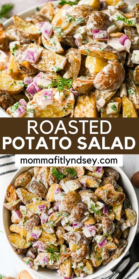 Whole 30 Potatoes, Paleo Potato Salad, Baby Potato Salad, Healthy Potato Salad, Avocado Mayonnaise, Roasted Potato Salad, Potato Salad Dill, Picnic Potluck, Roasted Potato Salads