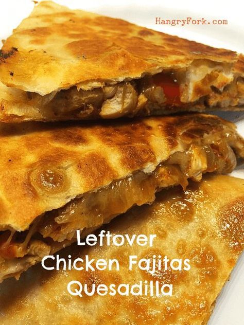 Leftover Chicken Fajitas, Oven Baked Chicken Fajitas, Recipe Using Leftover Chicken, Fajita Quesadilla, Mexican Dinners, Chicken Fajita Casserole, Baked Chicken Fajitas, Chicken Quesadilla Recipe, Quesadilla Recipe