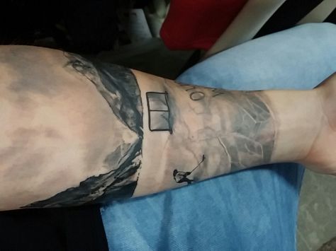 Amazing hockey tattoo                                                       … Pond Hockey Tattoo, Tatoos Hockey Tattoo Ideas, Hockey Tattoo Ideas For Guys, Hockey Tattoo For Guys, Hockey Tattoo Ideas, Mason Tattoo, Hockey Tattoos, Hockey Tattoo, Sick Tattoos