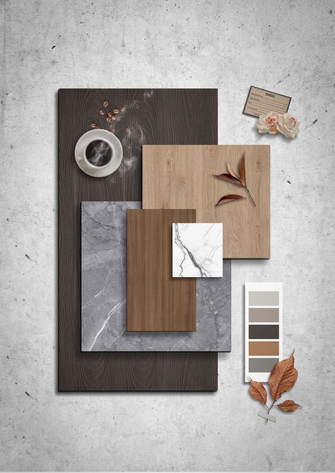 Wardrobe Mood Board, Walnut Mood Board, Material Color Palette, Materials Board Interior Design, Mood Board Interior, Sample Board, Material Board, Interior Design Color, Interior Design Boards