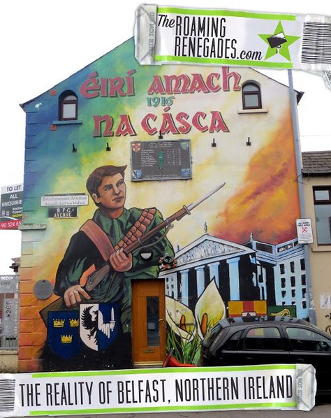 The reality of Belfast, Northern Ireland & keeping an open mind whilst travelling> http://www.theroamingrenegades.com/2016/01/the-reality-of-belfast-northern-ireland-open-minded-travel.html Belfast Murals, 1916 Rising, Belfast Ireland, Easter Rising, Ireland History, Belfast Northern Ireland, Irish Roots, Irish Eyes, Irish History