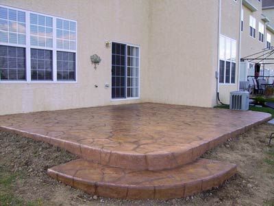 Stamped Concrete Patio Cost, Concrete Cobblestone, Concrete Patios, Stamped Concrete Patio, Deck Designs, Concrete Pavers, Stamped Concrete, Concrete Patio, Photosynthesis