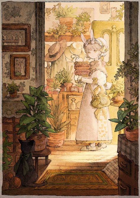 동화 삽화, Cottagecore Art, Storybook Art, 캐릭터 드로잉, Arte Inspo, Fairytale Art, Wow Art, 판타지 아트, الرسومات اللطيفة