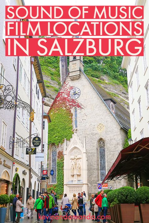 All the best things to do in Salzburg Austria, PLUS where to find the original Sound of Music film locations so you can take your own FREE Self-Guided Sound Of Music Tour in Salzburg! #salzburg #vienna #austria #danube #river #cruise #cafe #travel #photography #thingstodo #tours #visit #hotels #sacher #castle #soundofmusic 1 Day In Salzburg, One Day In Salzburg, Day Trips From Salzburg, Munich Germany Travel, Best Restaurants In Salzburg, Sound Of Music Tour, Salzburg Austria Sound Of Music, Salzburg Austria, Prague Travel