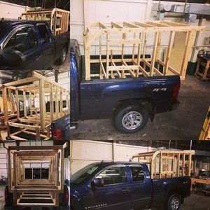 Diy Truck Camper, Diy Slide, Truck Camper Shells, Slide In Truck Campers, Diy Slides, Homemade Camper, Diy Camper Trailer, Tiny House Camper, Slide In Camper