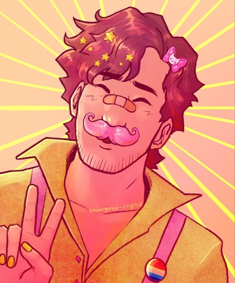 Wilford Warfstache, Markiplier Egos, Markiplier Fan Art, Jacksepticeye Memes, Mark And Ethan, Jack And Mark, Youtube Gamer, Markiplier, Memento Mori