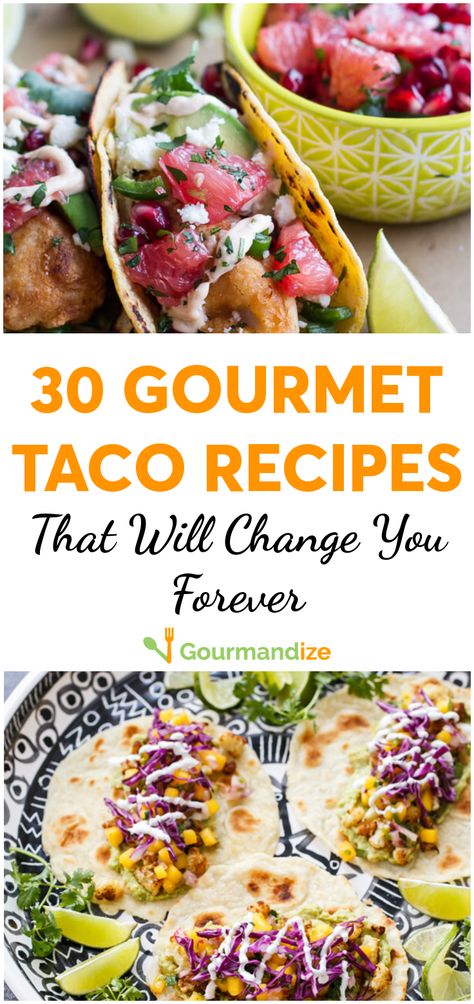 Elevate your taco game to an art, with these incredible taco recipes that will rock your world.  #tacos #tacorecipes #gourmettacos #gourmettacorecipes #easytacorecipes #besttacorecipes Fancy Taco Party, Creative Taco Recipes, Fall Inspired Tacos, Twist On Tacos, Fun Tacos Recipes, Different Tacos Ideas, Spicy Taco Recipes, Summer Tacos Recipes, Best Taco Toppings