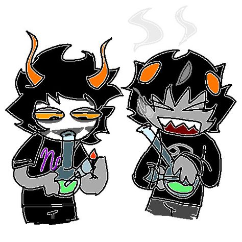 Gamzee Homestuck Fanart, Gamzee Makara Aesthetic, Tavros And Gamzee Matching Pfp, Matching Homestuck Pfp, Gamkat Homestuck, Gamzee Makara Pfp, Gamzee X Karkat, Karkat Pfp, Homestuck Matching Pfp