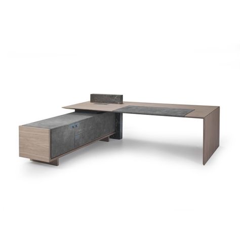 StyleRow Marketplace - Product: Cartesiano Desk by Cassoni - StyleRow Marble Office Desk, Folding Study Table, Backgammon Table, Luxury Italian Furniture, Office Chair Design, Contemporary Office, Bookcase Sideboard, Office Furniture Modern, Grey Stain