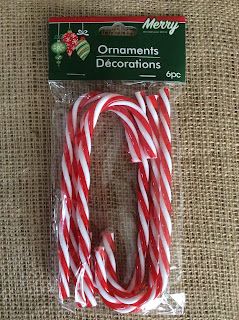 Fresh Vintage by Lisa S: DIY Winter White and Plaid Candy Canes Yarn Candy Cane, Cane Decorations, Ribbon Wreath Diy, Diy Tie Dye Designs, Candy Cane Crafts, Candy Cane Decorations, How To Make Snowflakes, Vintage Christmas Crafts, Lisa S