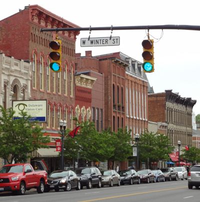 Downtown Delaware, Ohio Delaware Ohio, City Of Columbus, New Castle, Winter Break, Vision Board 2023, My Town, Abandoned Houses, Columbus Ohio, New City