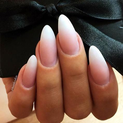 The almond shape is considered to be among sturdier nail shapes because its tip is not too pointy. And this shape is usually done on longer nails, thus creating the real canvas for various nail art. Now let’s discover trendy and eye-pleasing nail designs that will work great for almond nails. #almondnails #almondshapednails #nailsdesign Almond Shaped Nails Designs, Almond Nails French, Unghie Sfumate, Matte Nail Polish, Shaped Nails, Matte Nails Design, Almond Shape Nails, French Nail Designs, Almond Nails Designs