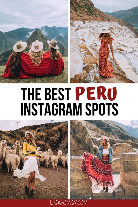 The ultimate guide to Peru with travel tips for Cusco, the Sacred Valley and Machu Picchu with a full 7 day Peru itinerary. #peru #cusco #sacredvalley #machupicchu | Peru travel tips | things to do in Cusco Peru | things to do in Sacred Valley Peru | Machu Picchu Peru outfit | Machu Picchu Peru pictures | Cusco Peru outfit | Sacred Valley of the Incas | Sacred Valley Peru outfit | Peru travel itinerary | Peru travel beautiful places | Peru Instagram photo spots | Machu Picchu Instagram spots Cusco Peru Outfit, Machu Picchu Outfit, Peru Pictures, Peru Itinerary, South America Travel Route, Peru Machu Picchu, South America Travel Photography, Sacred Valley Peru, South America Travel Itinerary