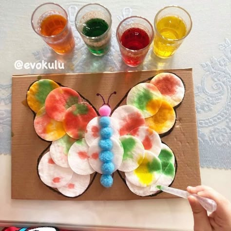 Bake Easy, Toddler Arts And Crafts, Apple Salad, Spring Crafts For Kids, Daycare Activities, Preschool Art Activities, Easter Decorations Ideas, Daycare Crafts, Ideas For Easter Decorations