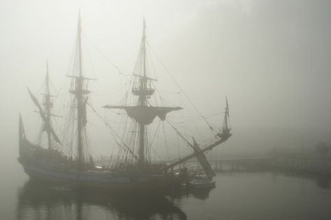 What did pirates eat? Pirate-Ship-Fog2 Brigantine Ship, Mary Celeste, Ocean Horizon, Unexplained Phenomena, Pirate Day, Bermuda Triangle, Vanishing Point, Pirate Ship, People Around The World