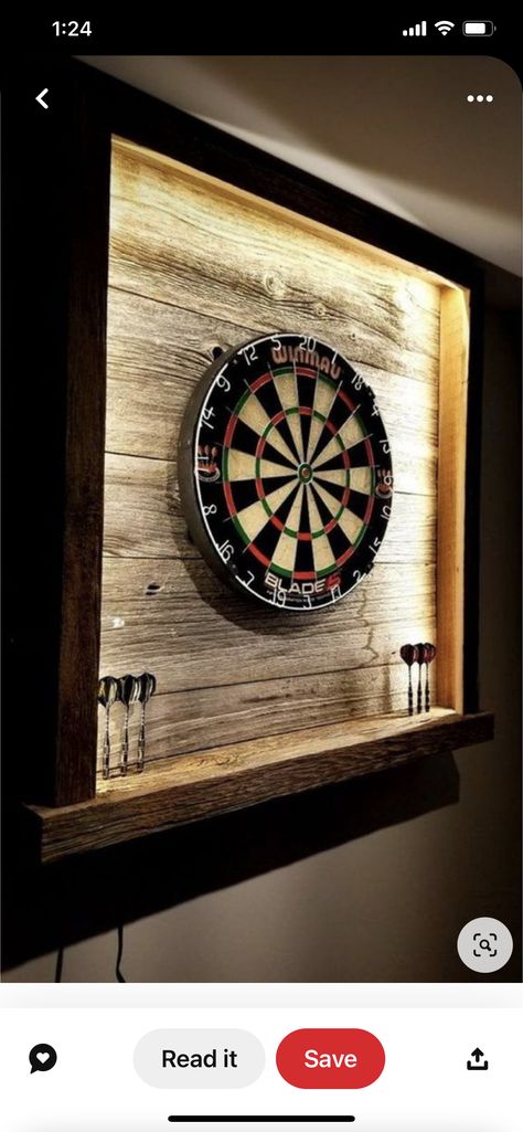 Modern Dart Board Wall, Diy Golf Simulator, Dart Board Wall, Diy Golf, Grooms Room, Boys Game Room, Golf Simulator, Bar Shed, Board Wall