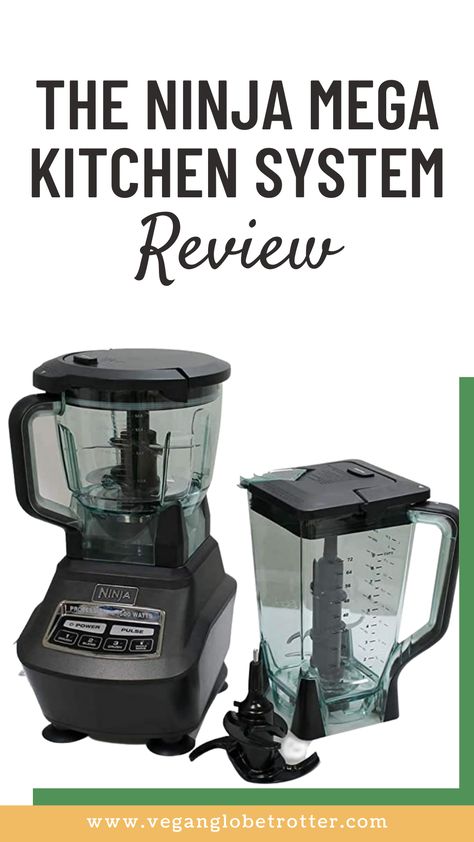 If you're in the market for a powerful, all-in-one kitchen system, the Ninja Mega Kitchen System could be a perfect choice. This appliance is capable of performing a variety of functions. In this review, we'll take a closer look at the features and performance of the Ninja Mega Kitchen System to help you decide if it's right for your needs. Ninja Kitchen System Recipes, Ninja Food Processor, Ninja Kitchen, Ge Refrigerator, Kitchen System, Vegan Living, Best Blenders, Vegan Foodie, Ninja Foodi