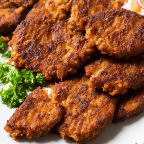 How To Cook Beef Cutlets In Oven - Recipes.net Cutlets Recipes Beef, Beef Cutlet Recipes, Beef Schnitzel, Beef Cutlets, Pork Spices, Schnitzel Recipe, Schnitzel Recipes, Spiced Vegetables, Cutlets Recipes