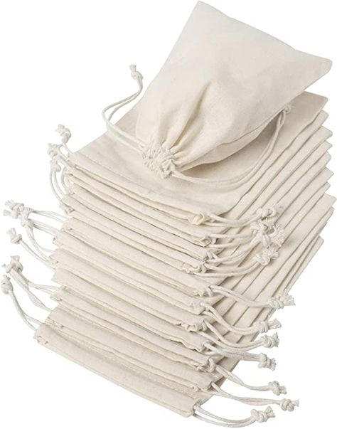 Pantry Gifts, Storage Pantry, Sewing Supplies Storage, Retail Bags, Muslin Bags, Cotton Drawstring Bags, Sewing Organization, Drawstring Bags, Cotton Muslin