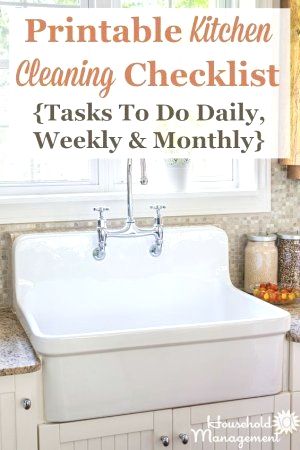 Kitchen Cleaning Checklist, Spring Cleaning Challenge, Household Notebook, Daily Cleaning Checklist, Kitchen Chores, Clean Your Washing Machine, Cleaning Schedule Printable, Cleaning Faucets, The Grease