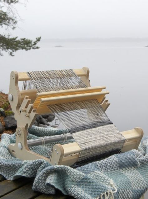 Weaving Loom For Sale, Looms For Sale, Rigid Heddle Weaving Projects, Rigid Heddle Loom, Weaving Loom Diy, Rigid Heddle Weaving, Heddle Loom, Blue Boat, Organic Style