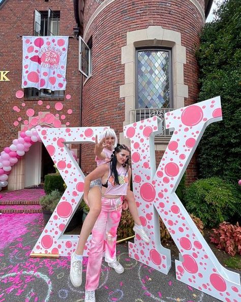 Sigma Kappa Bid Day, Sigma Kappa Painting, Sorority Letters Painted Wooden Big, Recruitment Hairstyles, Recruitment Shirts Sorority, Sorority Recruitment Outfits Preference, Painted Sorority Letters, Sigma Kappa Letters, Sigma Kappa Canvas