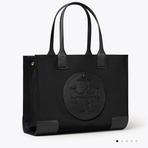 COPY - Tory Burch Small Ella Nylon Tote NWT Tory Burch Tote Bag, Tory Burch Ella Tote, Expensive Fashion, Ella Tote, Tory Burch Ella, Tote Bags For School, University Outfit, Tory Burch Purse, Tory Burch Tote