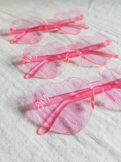 Xoxo Bachelorette Party, Pink Themed Bachelorette Party, Pretty In Pink Bachelorette Party, Hot Pink Bachelorette Party, Y2k Bachelorette Party, Pink Bachelorette Party Decorations, Sunglasses Bachelorette Party, Barbie Bachelorette Party, Sunglasses Bachelorette