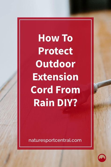 Outdoor Extension Cord Cover Diy, Electrical Cord Covers, Hide Electrical Cords, Outdoor Electrical Outlet, Rv Surge Protector, Floor Cord Cover, Cord Box, Living In An Rv, Cord Hider