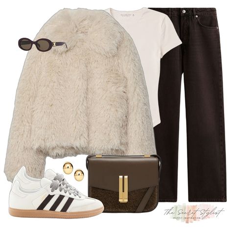 One fur coat styled with 3 outfits with brown tones 🤎 Comment LINKS to receive the outfit links directly 🙌🏼 Or SHOP the outfit in the October highlight or via my LTK SHOP - The Secret Stylist #autumnoutfit #brownoutfit #fauxfurjacket #fauxfurcoat #leathertrousers #samba #adidassamba #jeansoutfit #demellier #tazz #ugg #womensfashion #outfitoftheday #everydaystyle #outfitideas #autumnstyle #autumnfashion #autumnoutfits #neutralstyle #highstreetfashion #autumntrends #outfitoftheday #petitefas... Outfits With Ugg, Tazz Ugg, Shop The Outfit, Ugg Tazz, Outfit Links, Autumn Trends, Brown Outfit, Stylish Work Outfits, Brown Tones