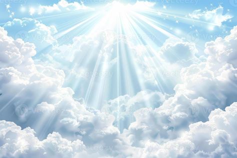 Sky Bg, Heaven Background Aesthetic, Heaven Background Landscape, Open Heaven Background, Heaven Pictures Backgrounds, Angels Desktop Wallpaper, Heavenly Sky Background, Simple Aesthetic, Tree Saw