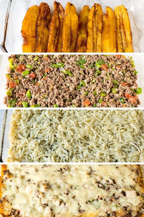 Plaintain Lasagna, Plantain Lasagna, Grilled Plantains, Sweet Plantains, Plantain Recipes, Compote Recipe, Ripe Plantain, Southern Recipes Soul Food, Tasty Meat