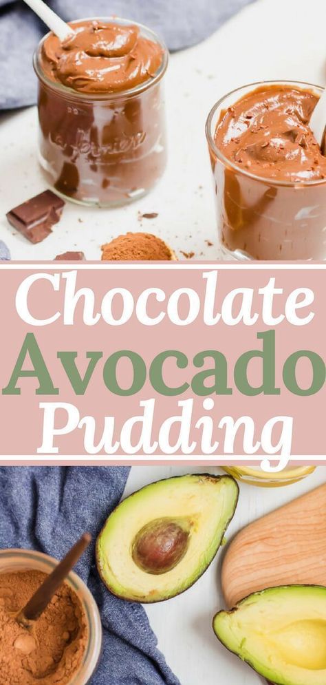 Chocolate Avocado Pudding, Vegan Pudding, Avocado Dessert, Avocado Mousse, Avocado Chocolate Pudding, Avocado Pudding, Chocolate Avocado, Avocado Chocolate, Avocado Smoothie