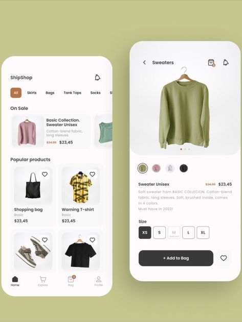 App Mobile Design, Ecommerce Ui Design, E Commerce App, E-commerce App, App Design Layout, Ux App Design, Ecommerce App, Ui Ux App, Mobile App Design Inspiration