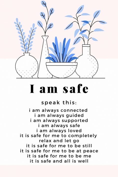 I Am Doing This For Me, I Am Whole Affirmation, Feeling Safe Affirmations, I Am Blessed Affirmations, Happy Family Manifestation, I Can Affirmations, I Am That I Am, My Family Is Healthy Affirmation, I Am Safe Affirmations