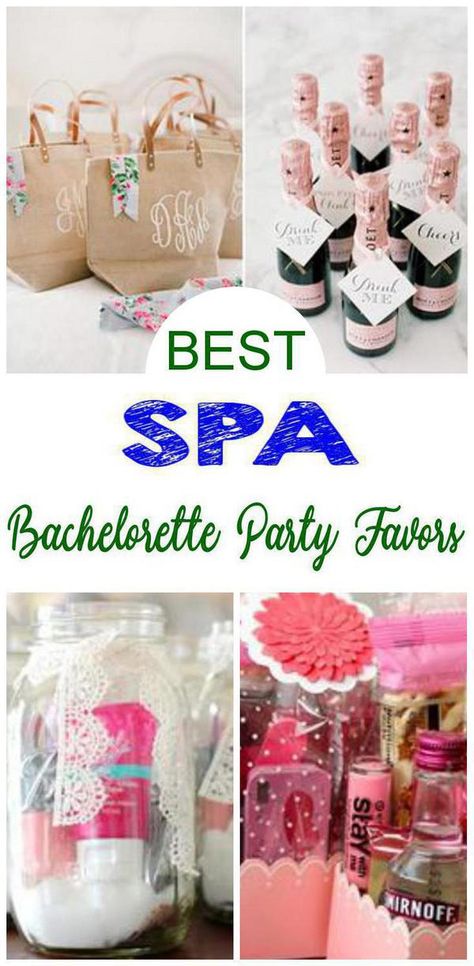 Bachelorette Party Favors! BEST spa bachelorette party favors the whole bride tribe will love! DIY spa ideas, goodie bags, welcome bags, party favor bags & more. So if you are wondering what to put in a spa kit come on over and check out the necessities to make your bachelorette party amazing. Diy Spa Ideas, Spa Bachelorette Party, Spa Bachelorette, Bachelorette Goodies, Bachelorette Gift Bags, Spa Day Gifts, Spa Party Favors, Bachelorette Party Bags, Bachelorette Planning