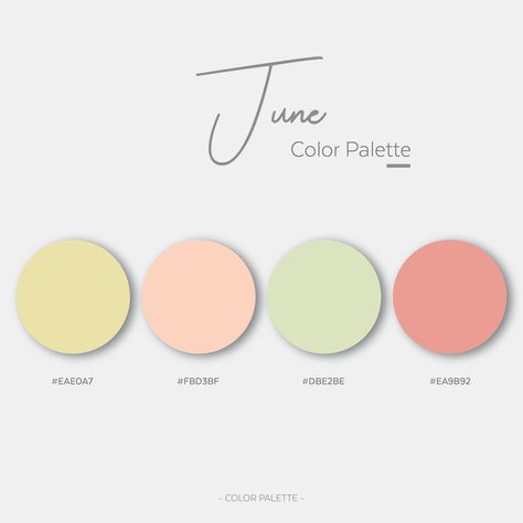 June Color Palette, Book Buddy, June Colors, Planner Themes, Aesthetic Canvas, Code Color, Broken Screen Wallpaper, Color Symbolism, Hex Color Palette