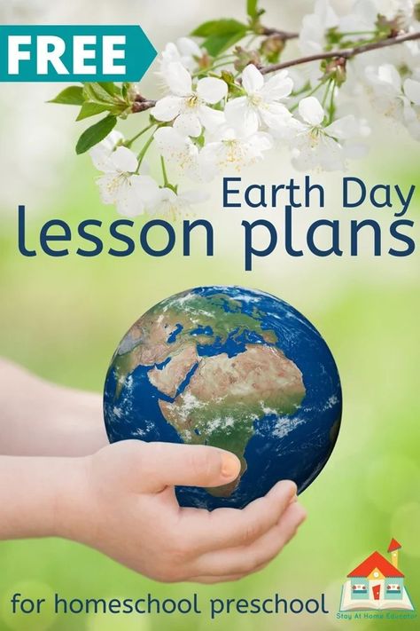 These Earth Day lesson plans include over 15 preschool-friendly activities for homeschooling or classroom. With hands-on academic learning ideas covering math, literacy, social-emotional, science, and more, these Earth day preschool plans are a great fit for planning your Earth Day theme! Earth Day Lesson Plans, Earth Day Preschool, Earth Day Preschool Activities, Earth Day Theme, Earth Month, Homeschool Lesson Plans, Preschool Planning, Preschool Lesson Plans, Homeschool Lesson