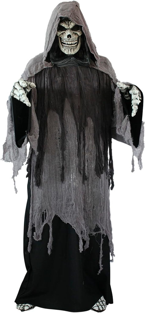 Grim Reaper Halloween Costume, Grim Reaper Costume, Skull Costume, Reaper Costume, Grim Reaper Halloween, Halloween Outdoor, Halloween 1, Fantasias Halloween, Theme Halloween