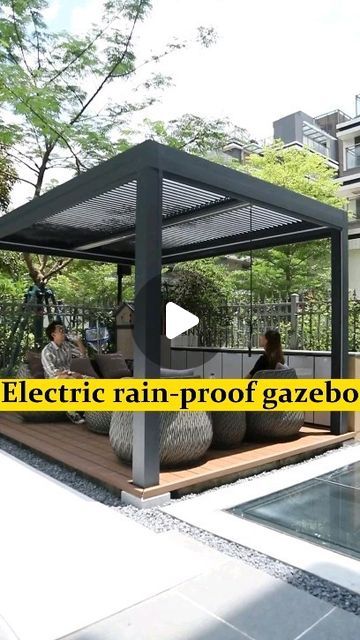 Gazebo Diy, Modern Gazebo, Backyard Gazebo, Pallet Furniture Living Room, Diy Play Kitchen, Barbie Kitchen, Landscape Design Plans, Cat Furniture Diy, Utila