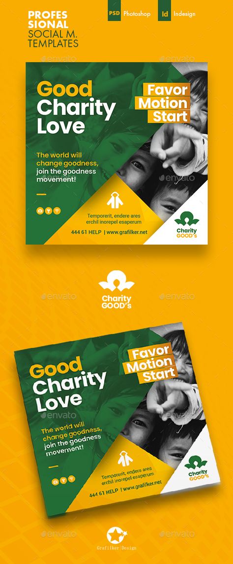 Charity Social Media Templates Fundraising Social Media Posts, Charity Social Media, Charity Poster, Charity Fundraising, Social Media Campaign, Social Media Templates, Ig Post, Instagram Design, Post Design