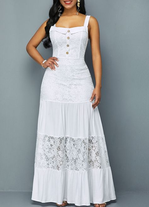 White Dresses Online, Fashion Dresses Online, Club Party Dresses, Lace Patchwork, Ruffle Hem Dress, Patchwork Dress, Dress Ideas, Hem Dress, Trendy Dresses