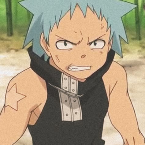 Anime Star Tattoo, Black Star Soul Eater Drawing, Blackstar Tattoo Soul Eater, Black Star Soul Eater Tattoo, Black Star Tattoo Soul Eater, Soul Eater Star, A Sound Soul Dwells Tattoo, A Sound Soul Dwells, Soul Eater Screencaps