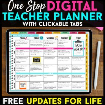 Digital Teacher Planner: Reclaim Your Sanity! Google Slides Templates For Teachers, Intermediate Reading, Student Data Tracking, Goodnotes Free, Life Planner Template, Life Planner Printables, Learning Folder, Teacher Planner Templates, Digital Teacher Planner