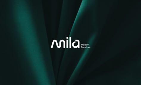 Mila — Brand identity design :: Behance Clothing Logo Inspiration, M Logo Design, Web Design Mobile, Logo M, Logo Design Set, M Logo, Tech Branding, Furniture Logo, Vi Design