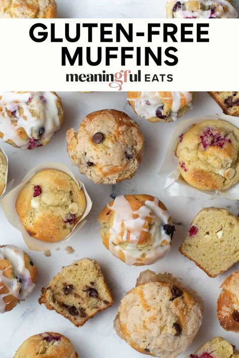 Gluten-Free Muffins Muffin Gluten Free Recipes, Best Gluten Free Muffins, Gluten Free Christmas Baking, Meaningful Eats, Superfood Breakfast, Cookies Healthy, Breakfast Cookies Healthy, Bagel Shop, Special Diet