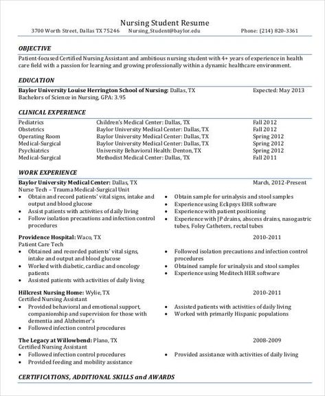 New Grad Nursing Resume, Student Nurse Resume, Resume Nursing, Nursing Resume Examples, Resume Nurse, Nursing Cv, Nerdy Nurse, Registered Nurse Resume, Career Building