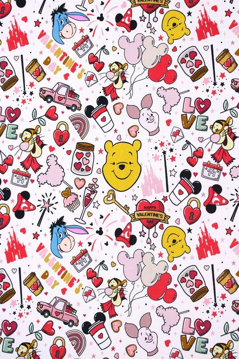 **PLEASE READ BEFORE PURCHASING** *This listing is for a 9x13 Cotton Lycra tumbler cut *This cut is perfectly sized for full wrapped tumblers, half wrapped tumblers, mouse ears, pens, keychains, and many other crafting needs *Placement of patterns may vary with each cut *Photo shown is taken from the actual fabric THANK YOU SO MUCH FOR YOUR SUPPORT AND HAPPY CRAFTING! Wrapped Tumblers, 80s Artwork, Piglet Cartoon, Kindle Decor, Pooh Characters, Cartoon High, Lilo And Stitch Characters, Sublimation Earrings, Disney Desserts