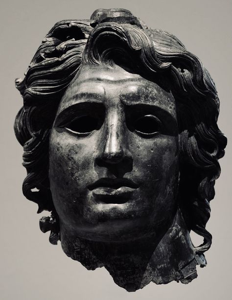 Alexander the Great bronze Alexander The Great Aesthetic, Alexander The Great Art, Alexander The Great Statue, Alexander The Great, Profile Picture, Alexander, Statue, History, Pins